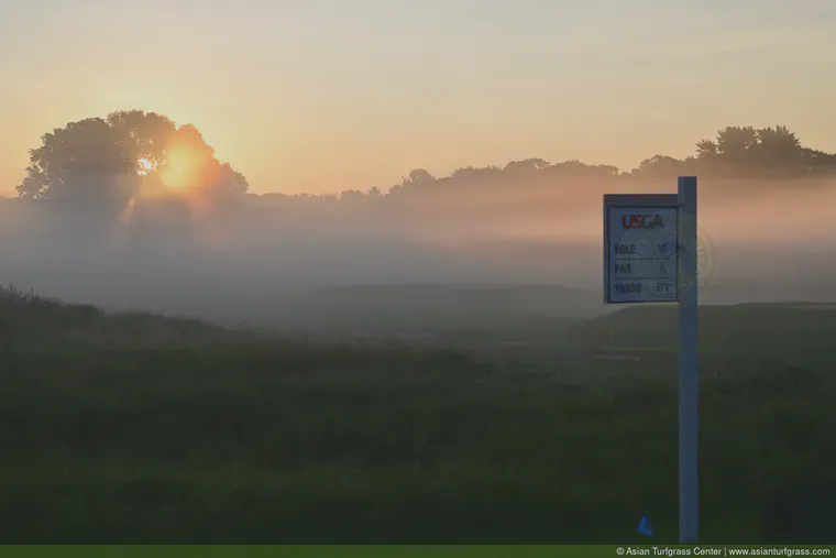 Sunrise at the U.S. Amateur Championship, August