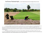 Sod Farms Thailand Style...